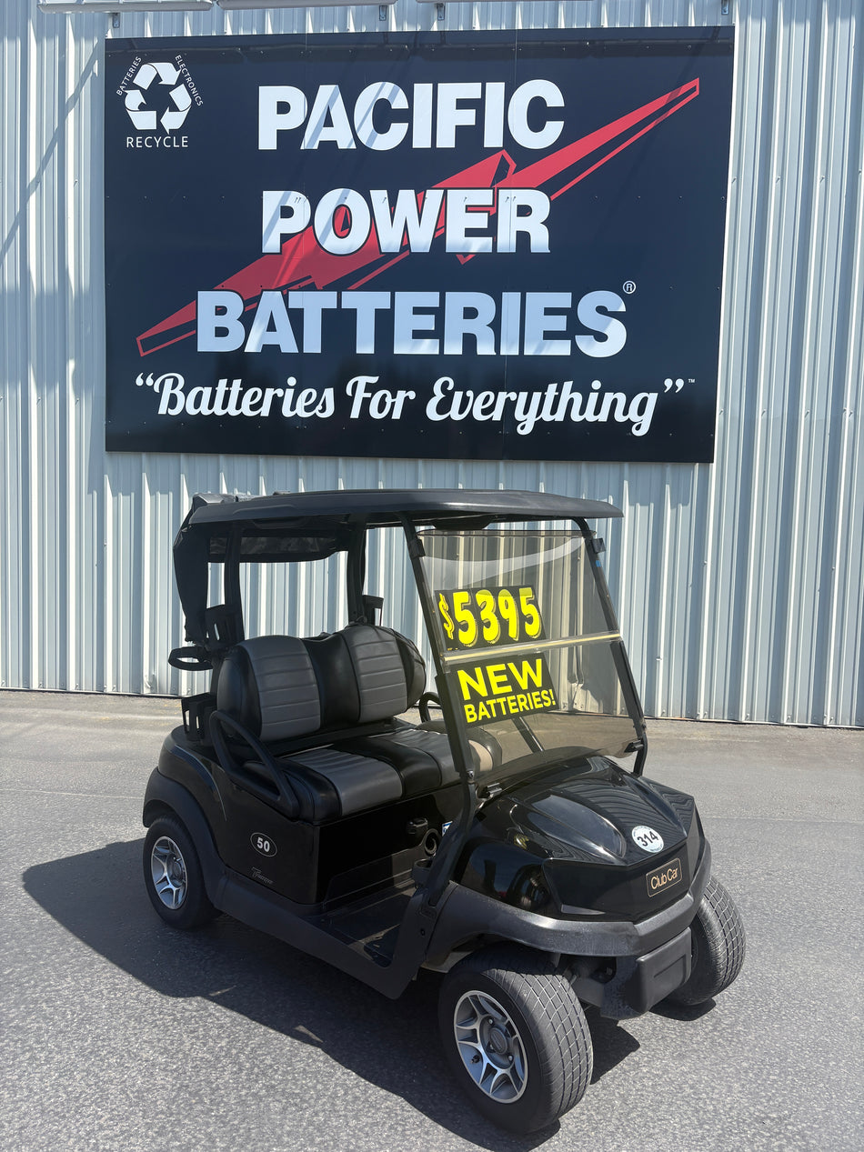 2021 Club Car TEMPO Black NEW BATTERIES **In-Store ONLY**