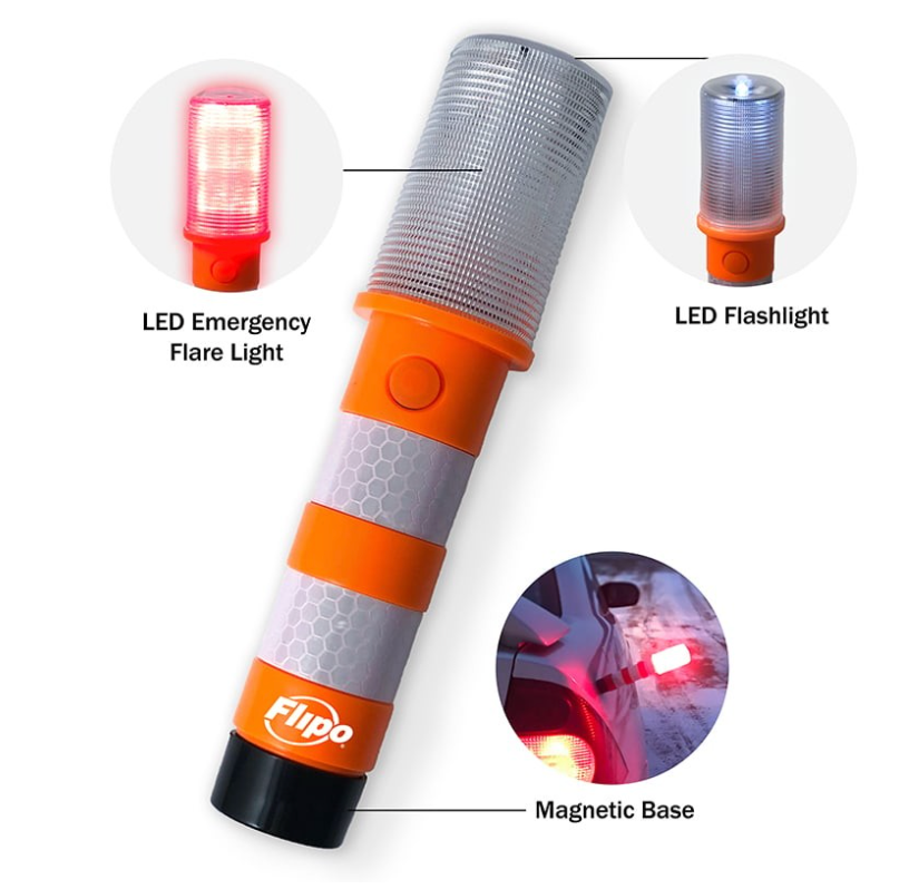 FLIPO LED Roadside Flare 3 in 1