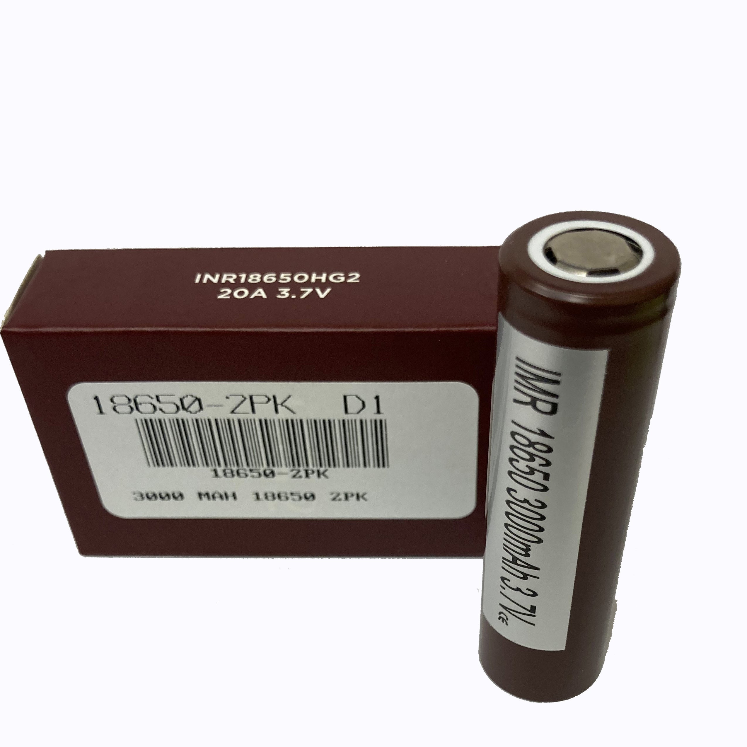 3000 mah 18650 2 Pack Rechargeable Battery