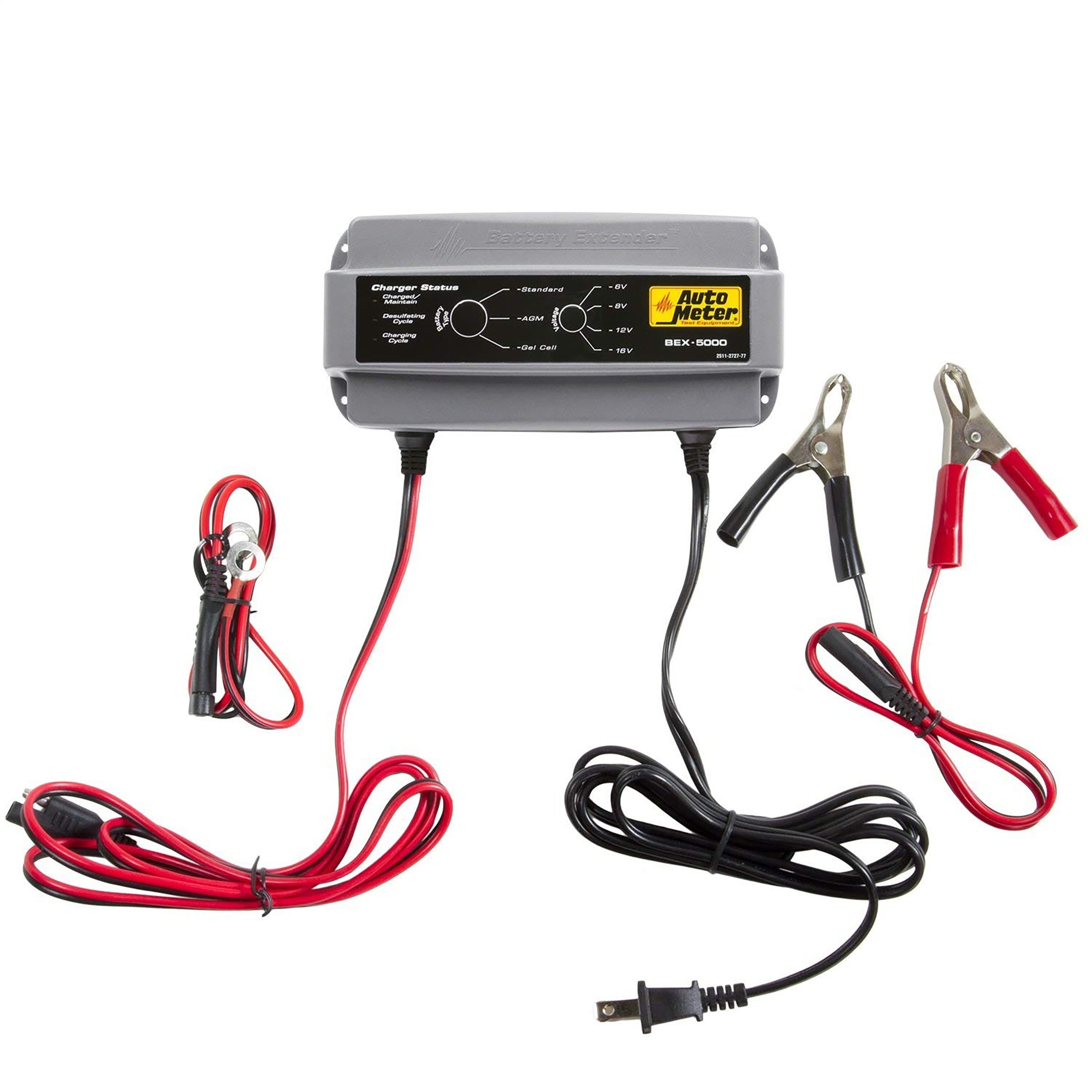 BATTERY EXTENDER 6,8,12V/5 AMP 16V/3 AMP BATTERY CHARGER