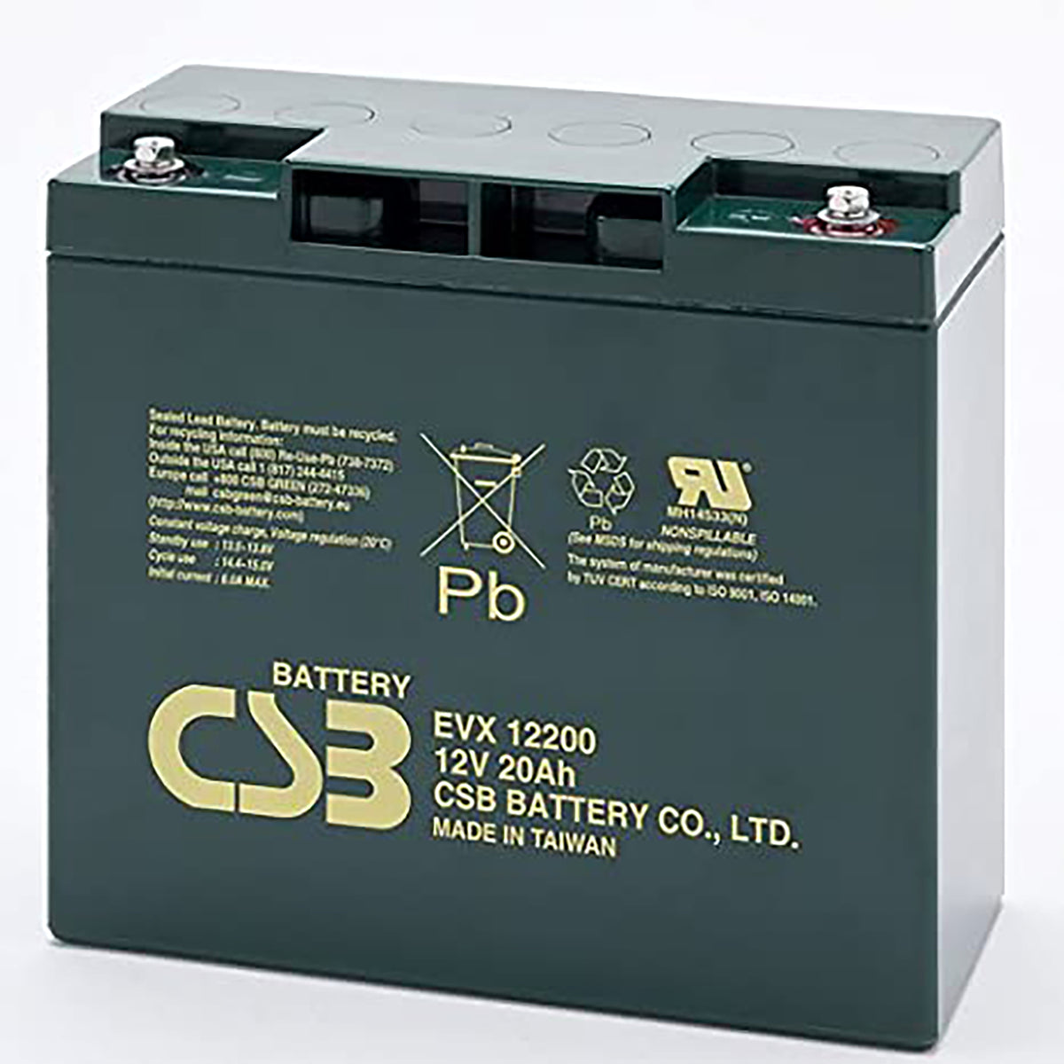 12v 20ah Extended Run High Cycle AGM Deep Cycle Battery