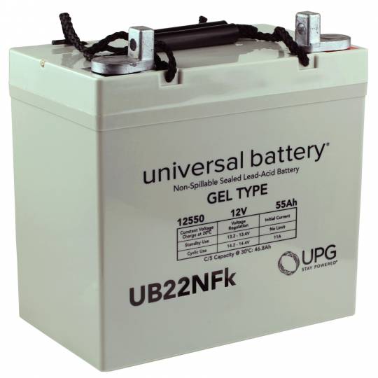 12V 55ah KINETIK 22NF GEL Battery