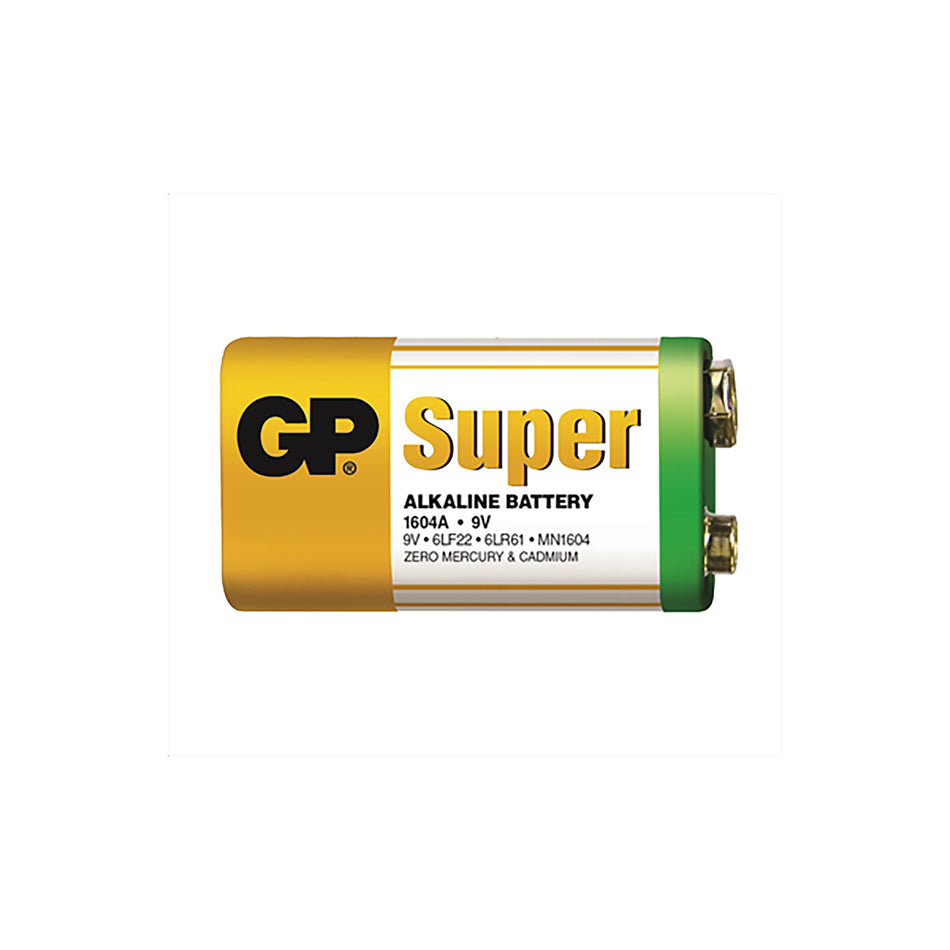 GP SUPER ALKALINE 9V 10PK