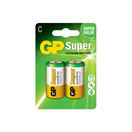 GP C-2PK SUPER ALKALINE BATTERY