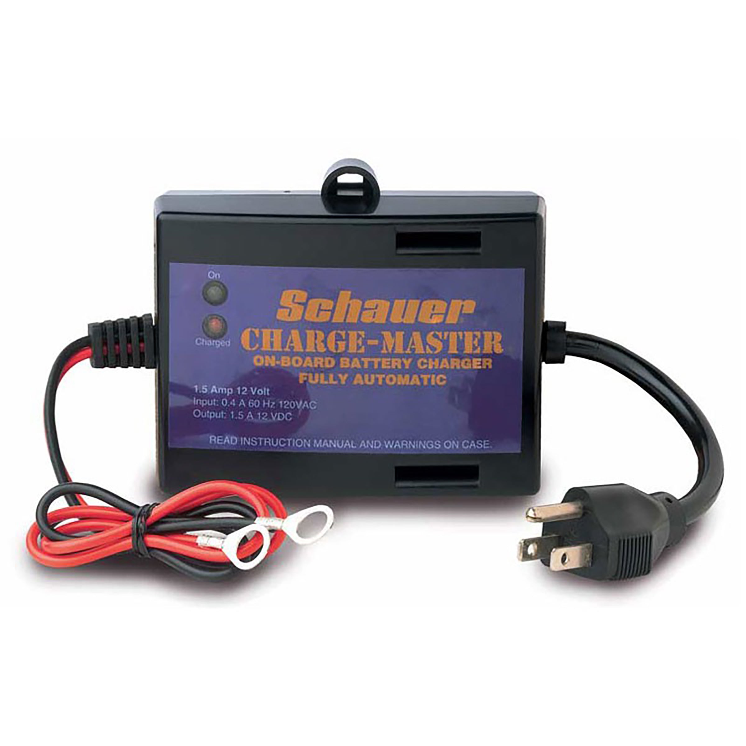 12V 1.5AMP ON-BOARD BATTERY CHARGER