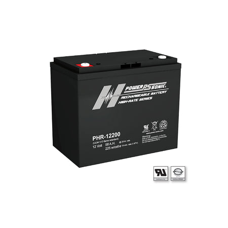 12V 58ah T6 Terminal SLA Battery