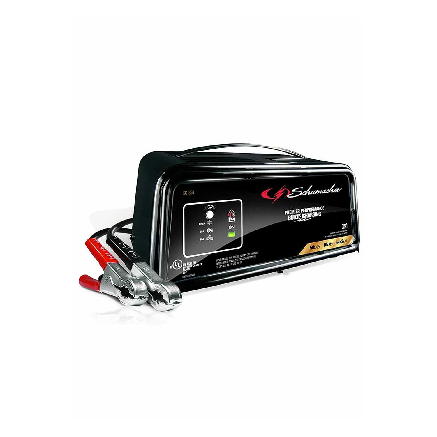 12V 50/10/6-2AMP AUTOMATIC BATTERY CHARGER