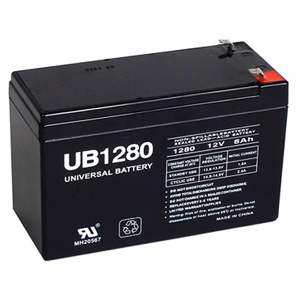 12V 8ah F2 Terminal SLA Battery