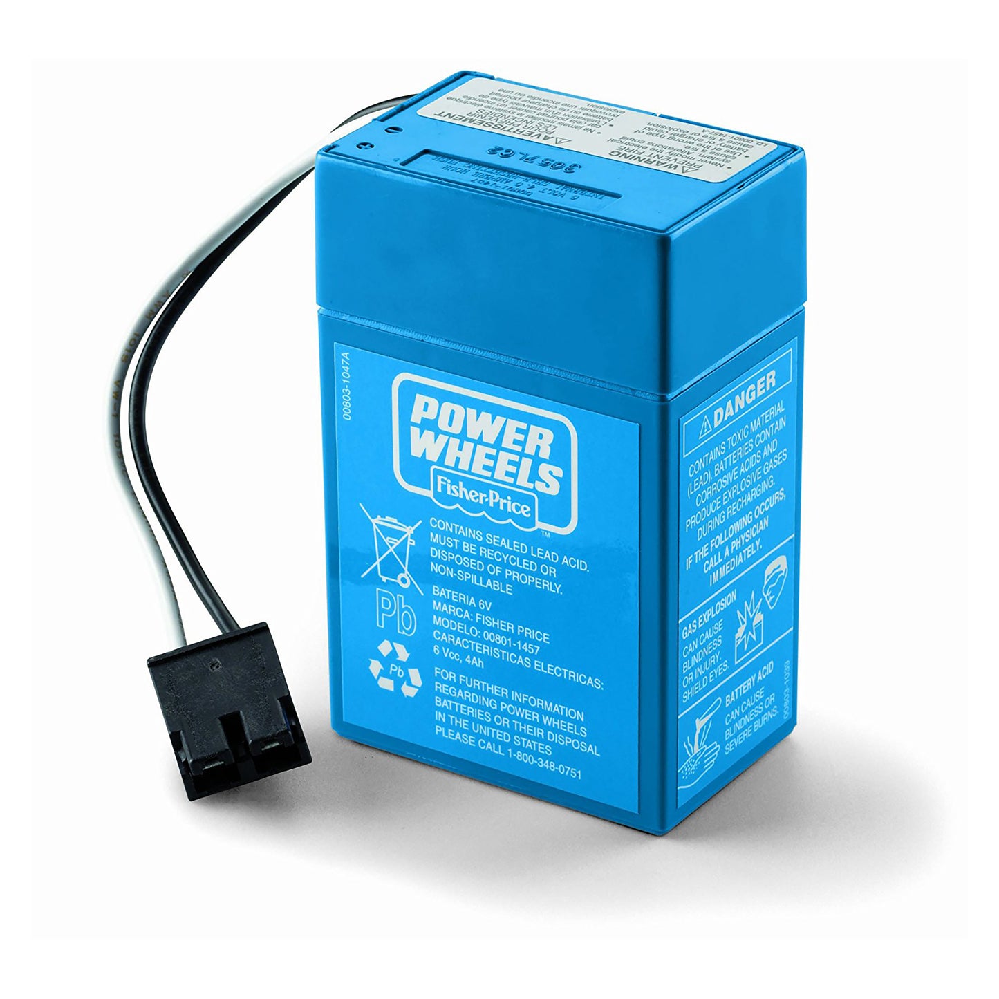 POWERWHEELS Blue 6V 4.5ah SLA Battery