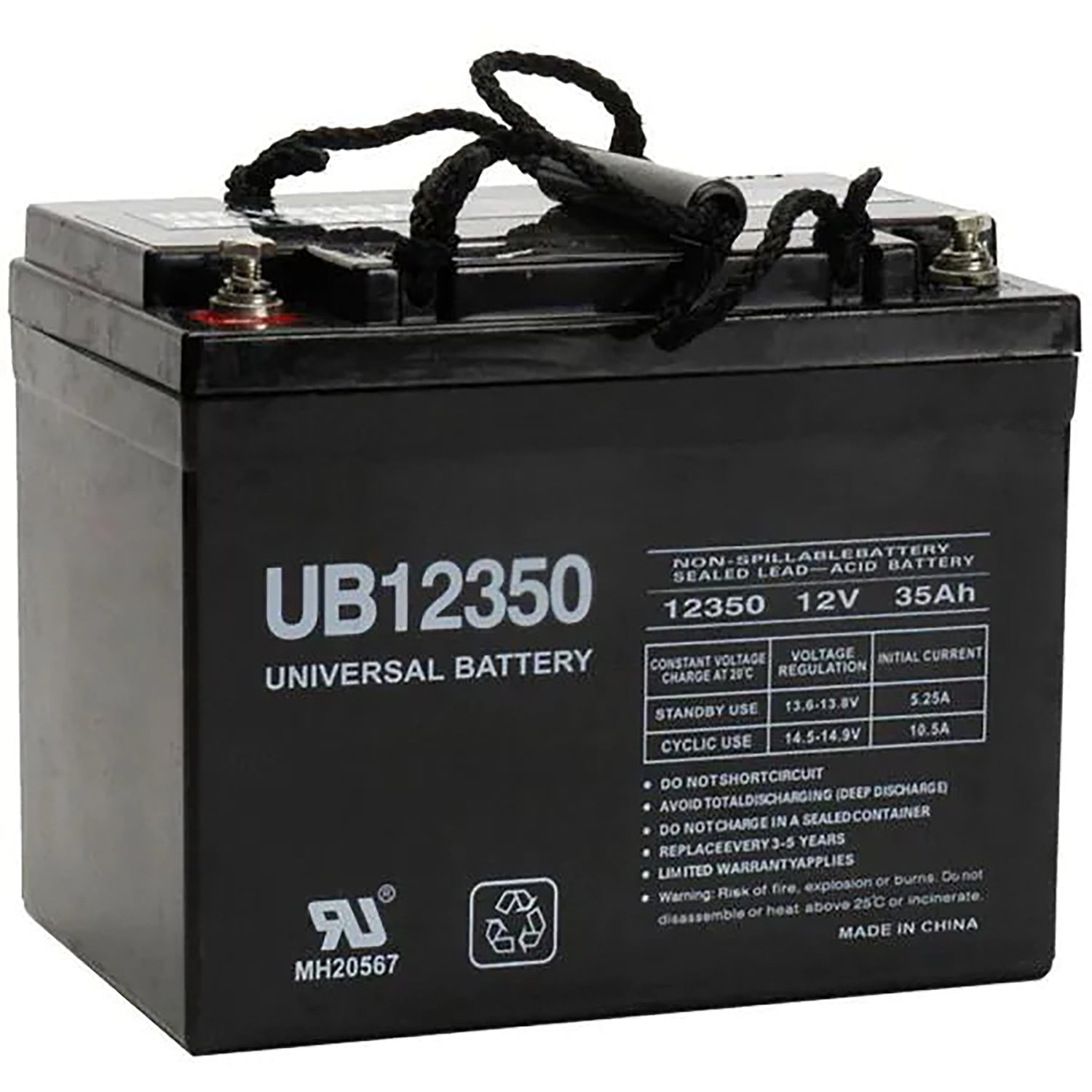 12V 35ah Internal Post SLA Battery